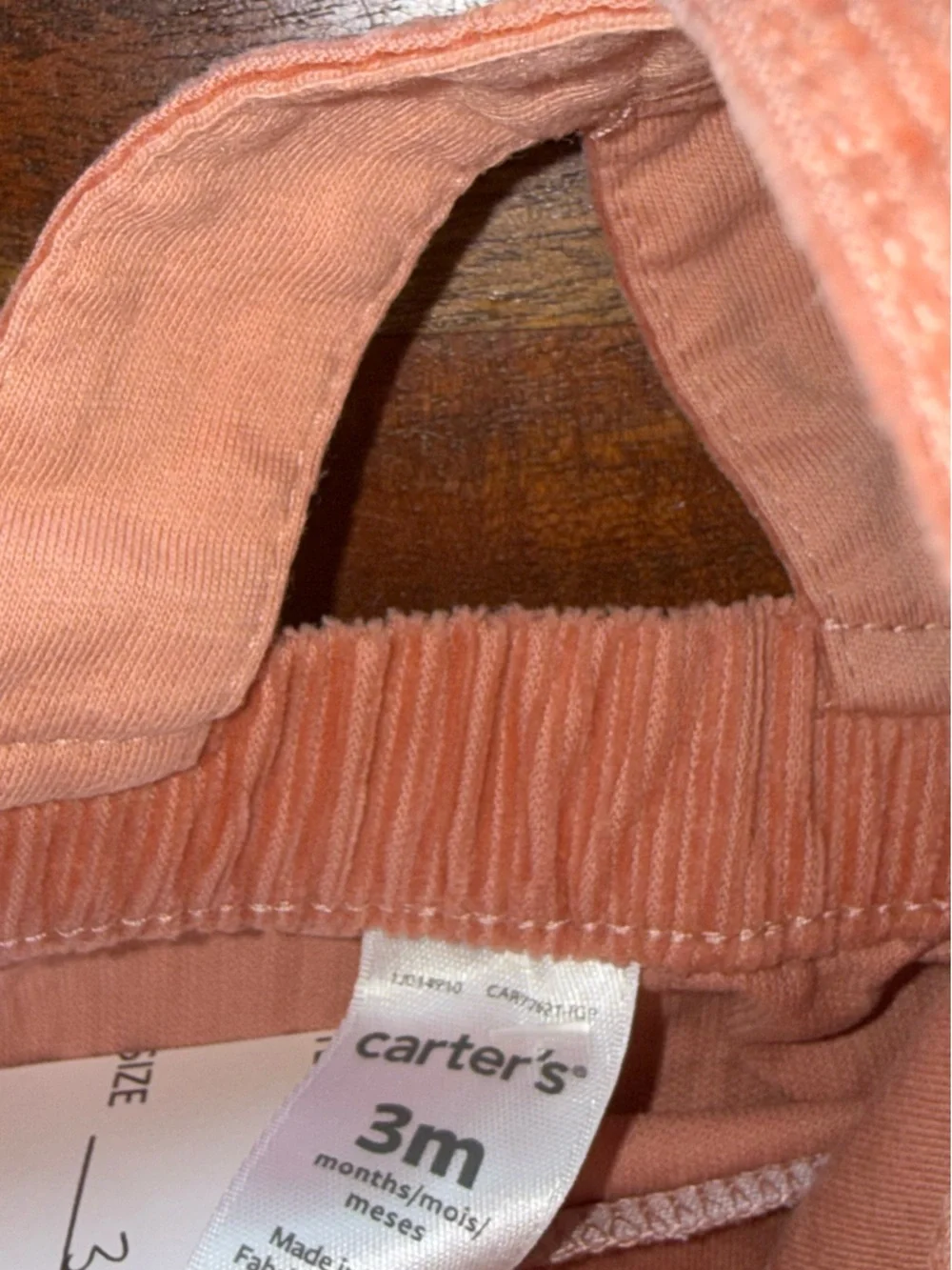 Carter's‎ Pink Corduroy Pinafore Dress